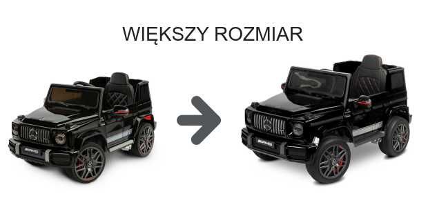 Auto na akumulator Samochód Pojazd Mercedes G63 AMG Lakier Pilot