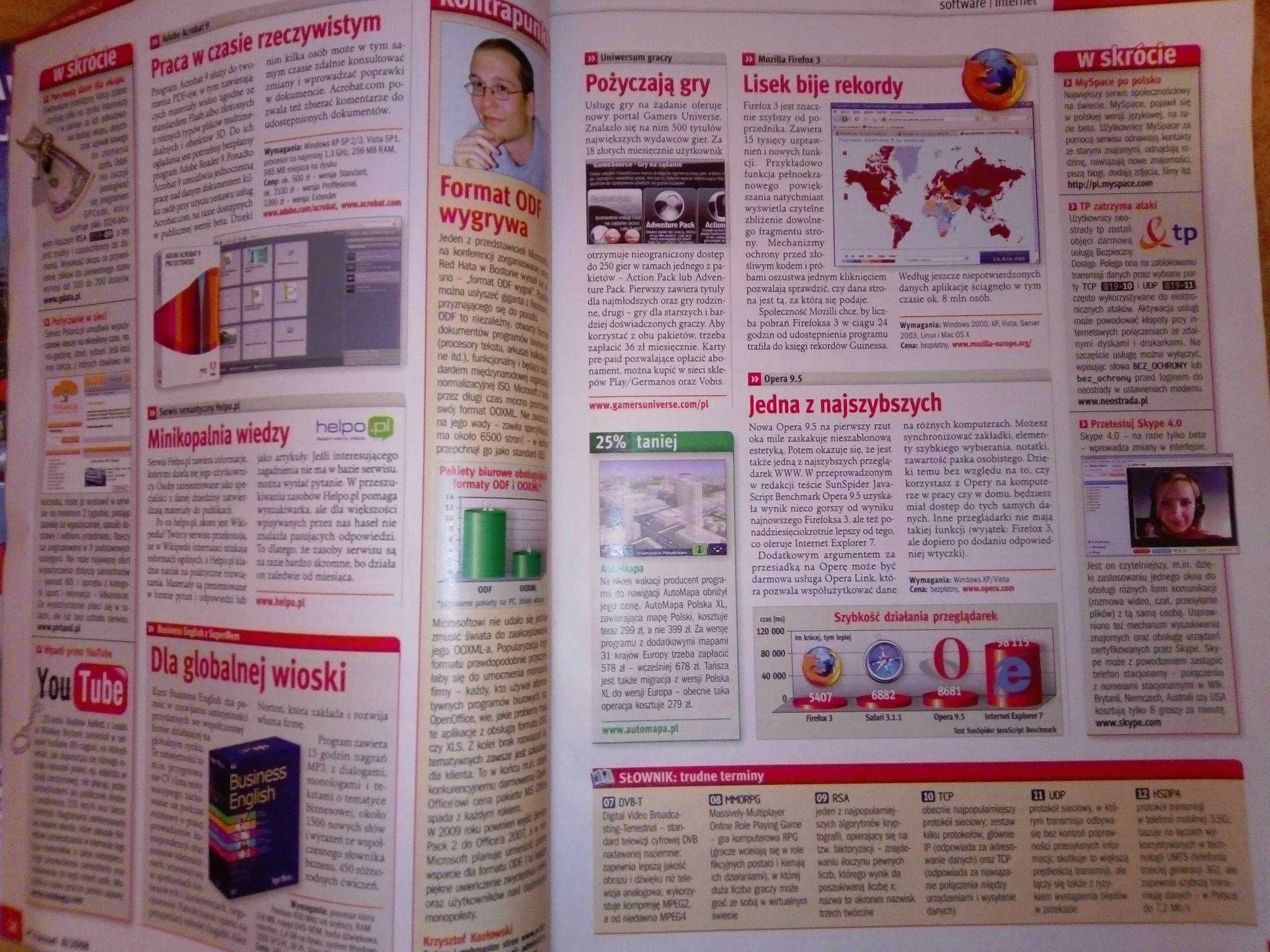 PC Format 8 2008 sierpień (96) Gazeta + płyta CD Czasopismo