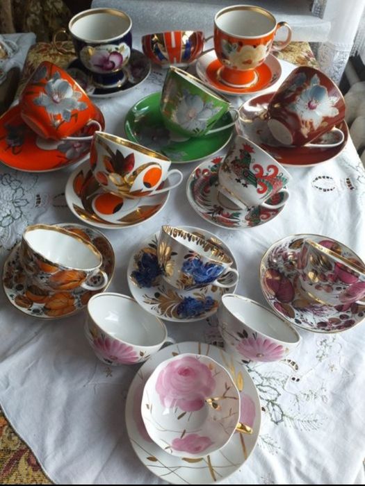Продаються чайні пари Мальви,Полонне,чайні пари ЛФЗ