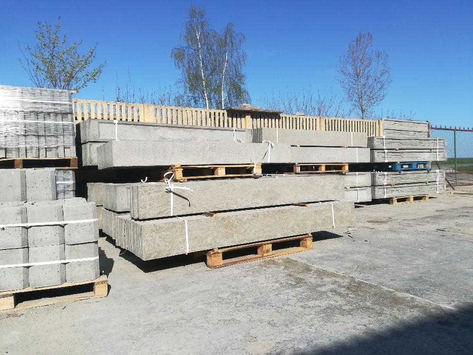 Płyty betonowe podmurówki, płyty pod siatkę, panel