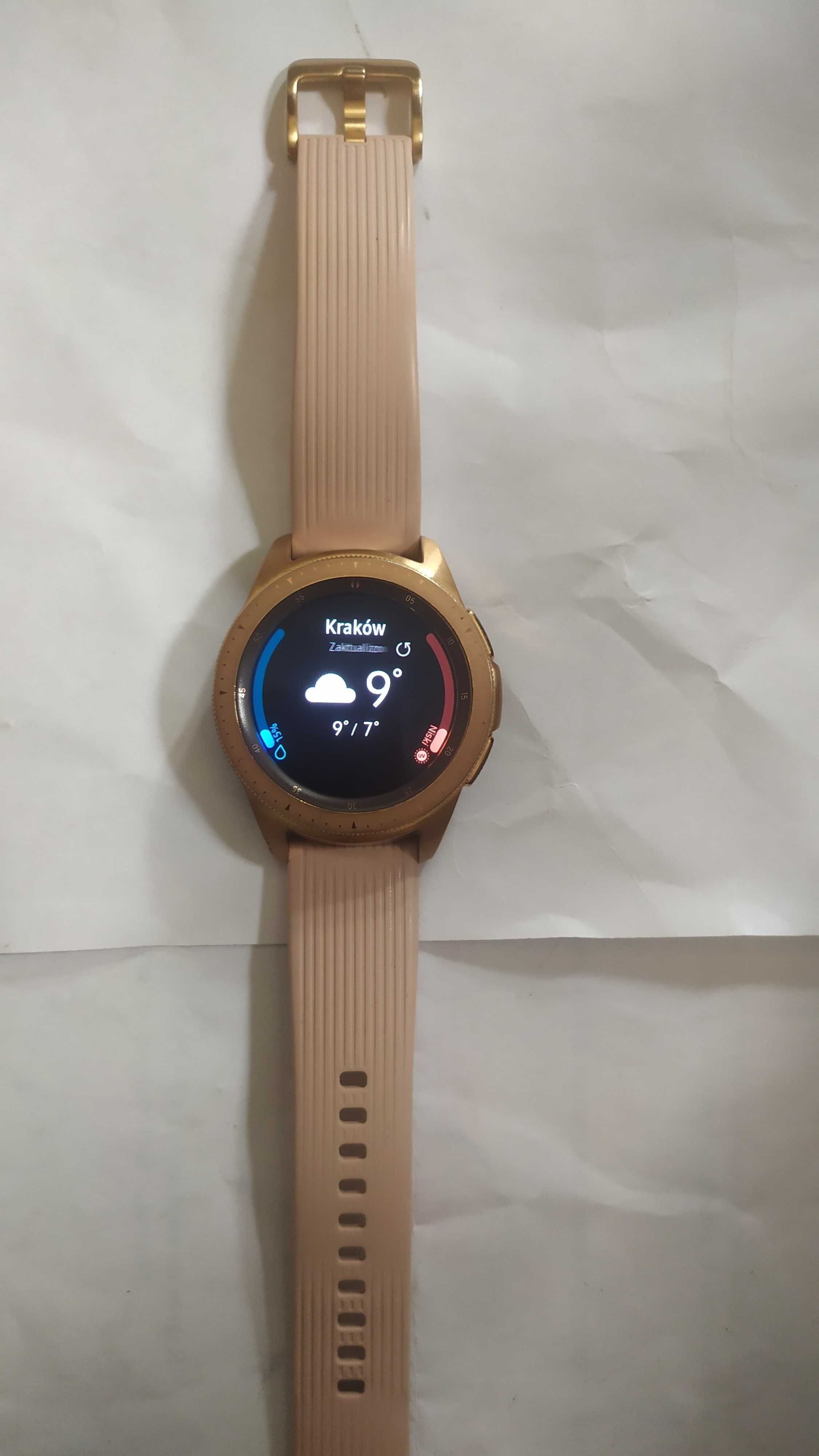 Zegarek smartwatch damski Samsung Galaxy Watch SM-R810 złoty GPS