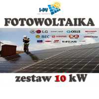 Panele fotowoltaiczne 10 kWp - FOTOWOLTAIKA (z montażem)