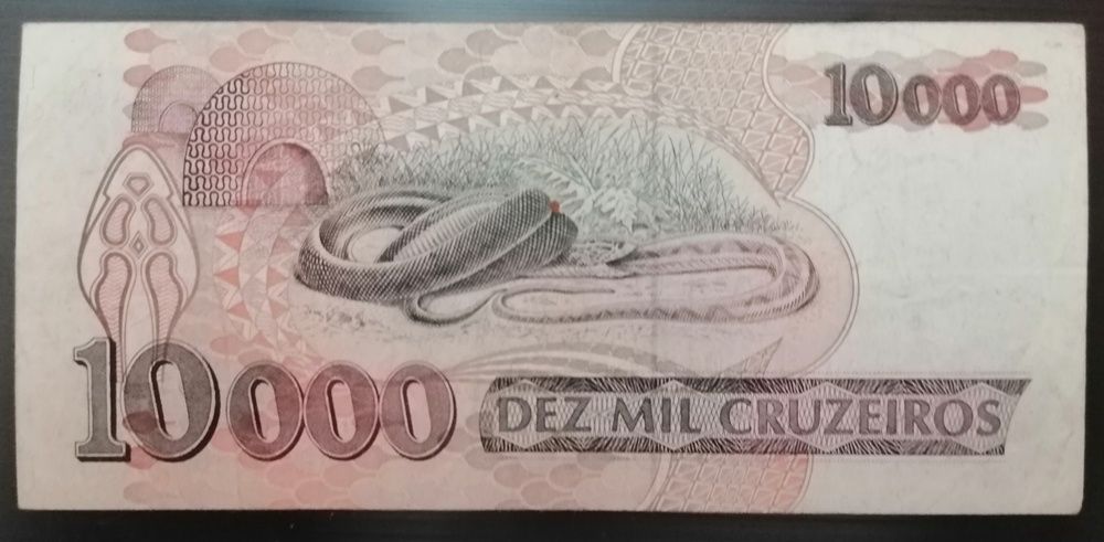 Notas antigas do Brasil cruzeiro cruzado