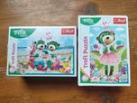 Nowe dwa opakowania puzzli The Treflik family