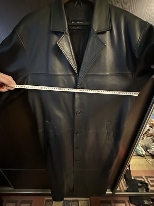 Шкіряний плащ Kurt Muller XXXL