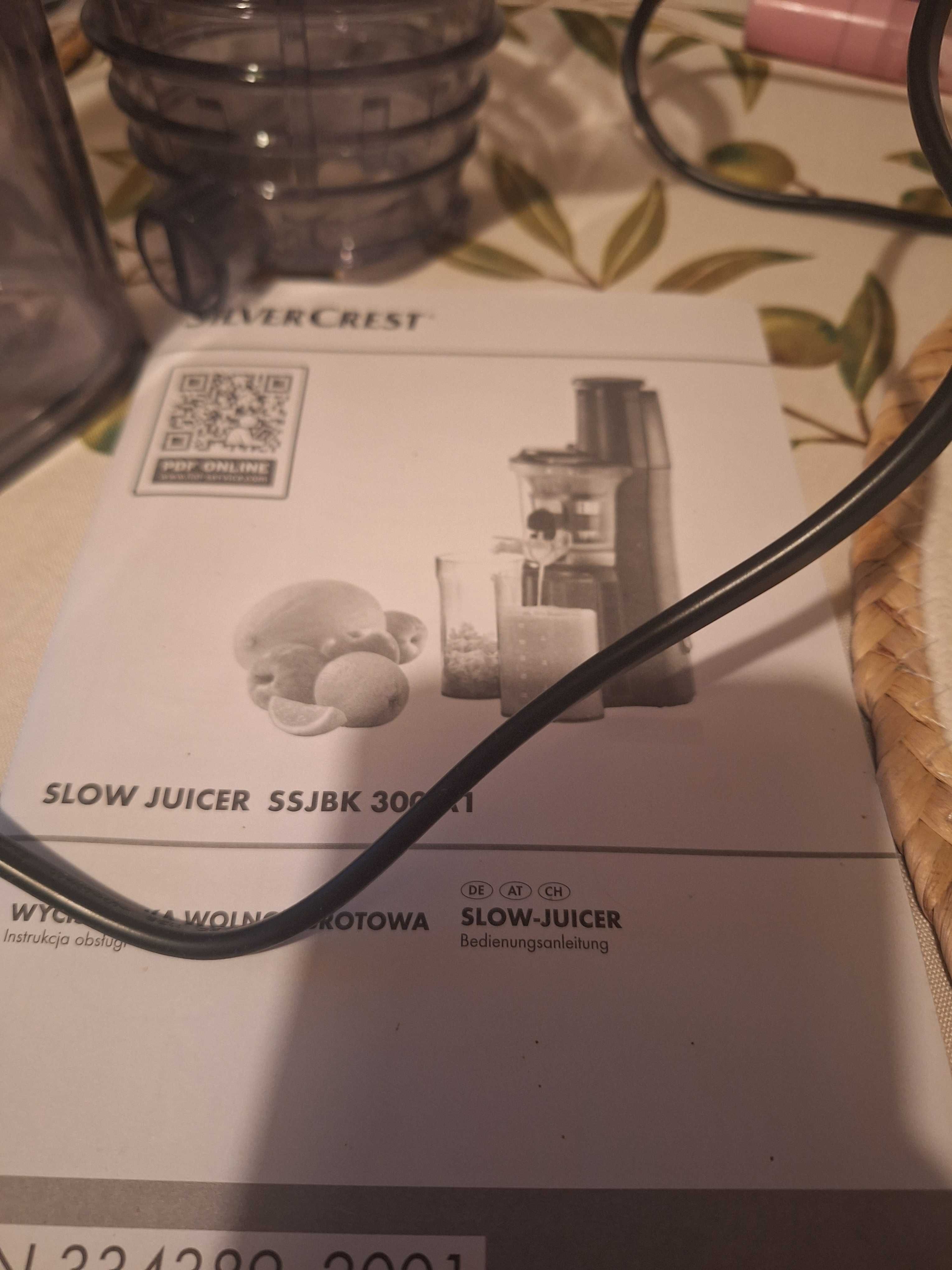 Wyciskarka wolnoobrotowa Silvercrest Lidl