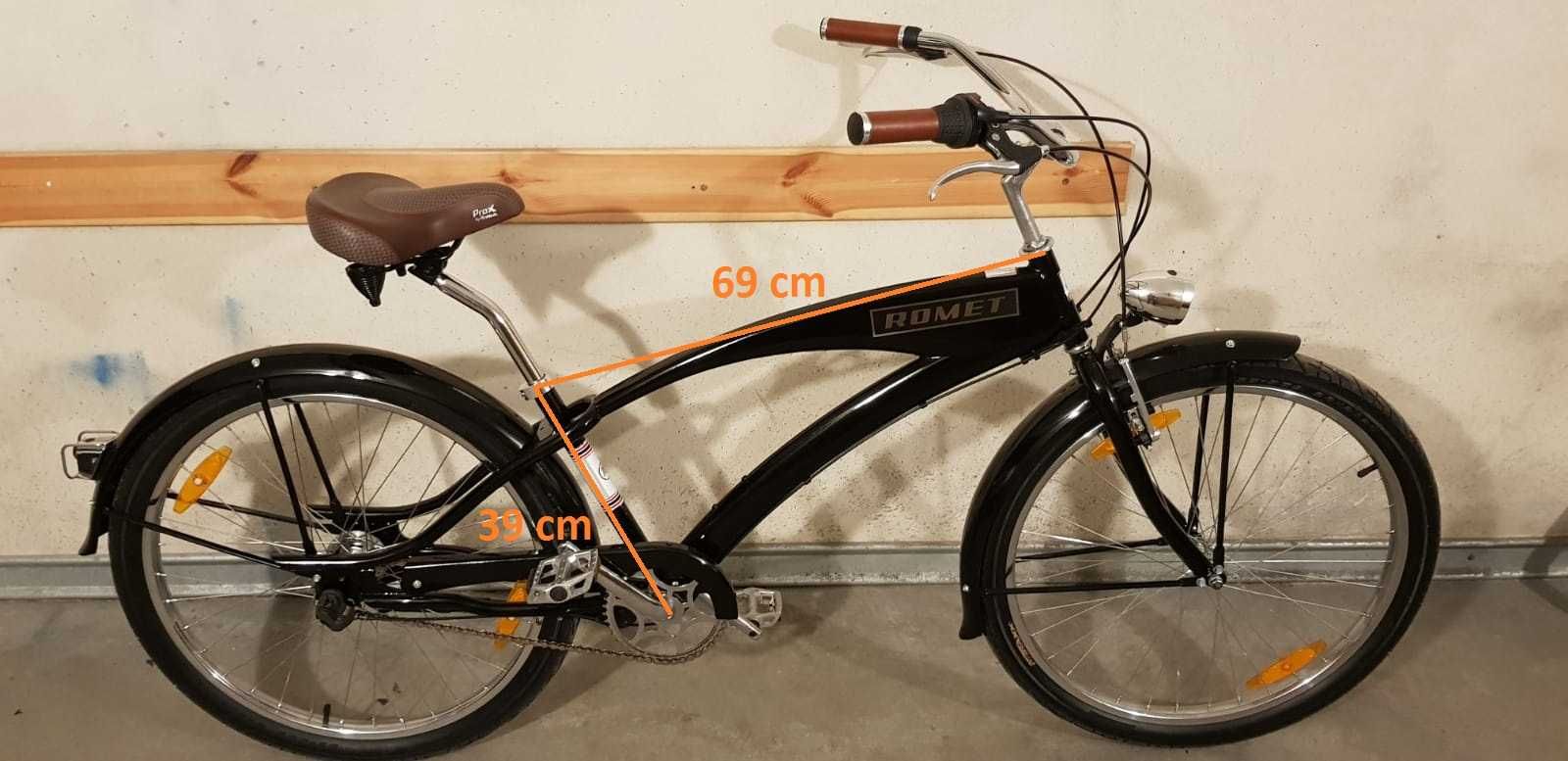 Rower Miejski typ Cruiser Velor "Romet" 3-biegi Shimano Nexus koła 26"