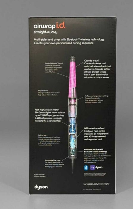 Стайлер Dyson Airwrap i.d HS08 Straight & Wavy Jasper Plum з Bluetooth