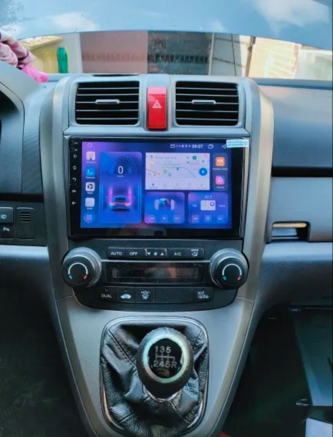 Rádio Android 12 com GPS Honda CR-V (Novo)