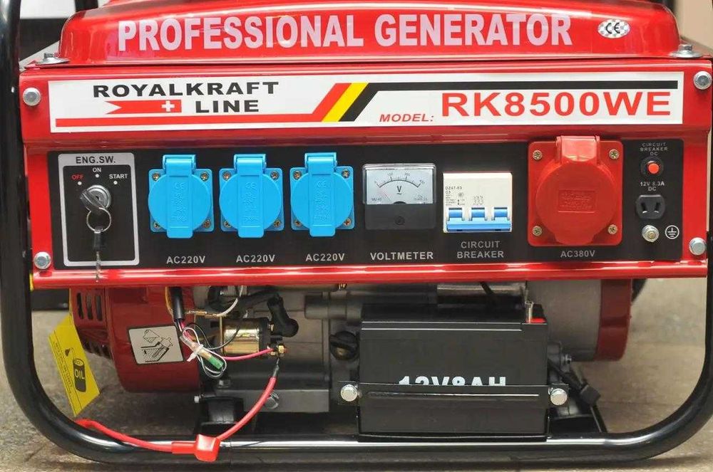 Генератор RoyalKraft RK8500WE