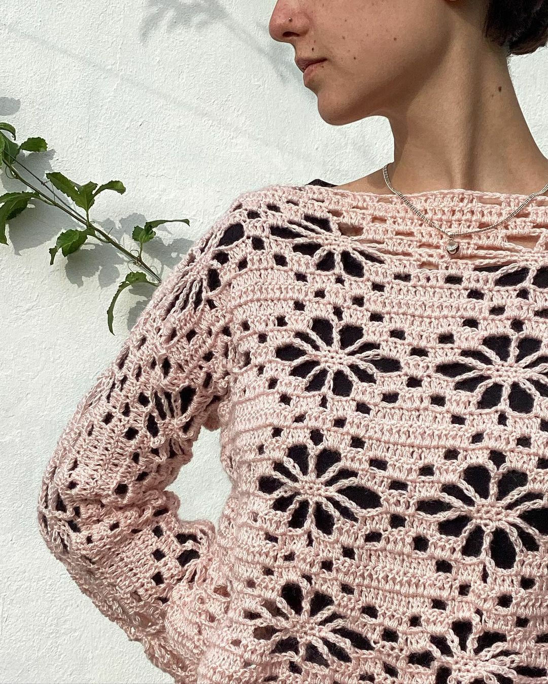 Camisola de crochet