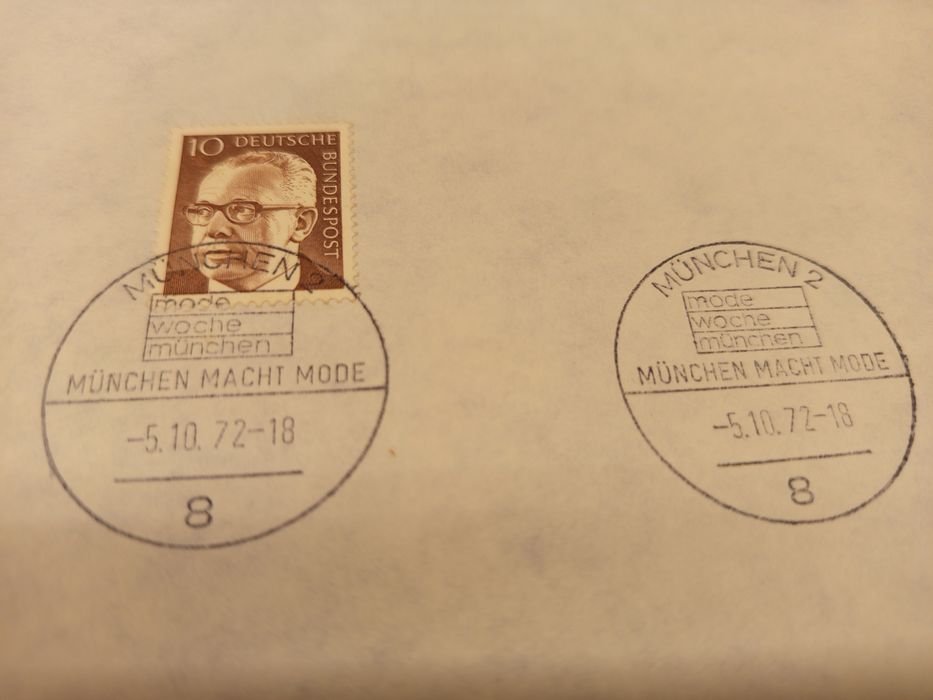 Zestaw kopert, znaczków Olimpiada 1972