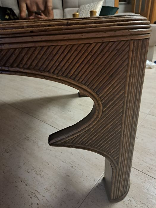 Mesa de Bambu, peça rústica.