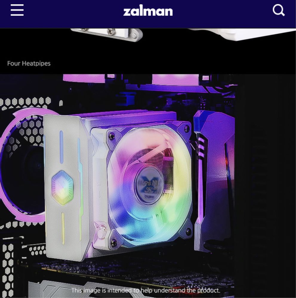 Кулер Zalman CNPS10x Optima II White RGB