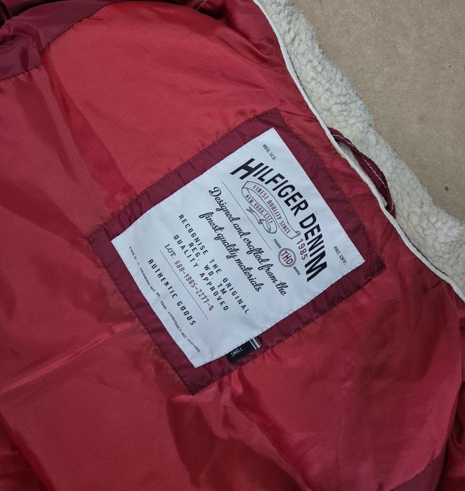TOMMY HILFIGER roz S męska kamizelka ocieplacz puchowy goose down puch