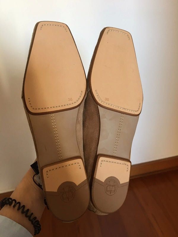 Mocassins de pele Massimo Dutti