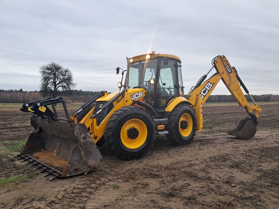 Koparko ładowarka jcb 4cx umowa brutto super stan transport