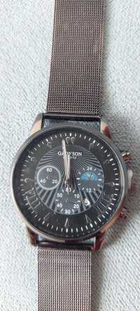 Zegarek czarny na bransolecie