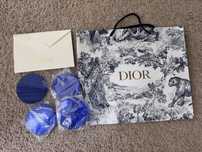 Dior cztery podkładki podstawki pod szklanki