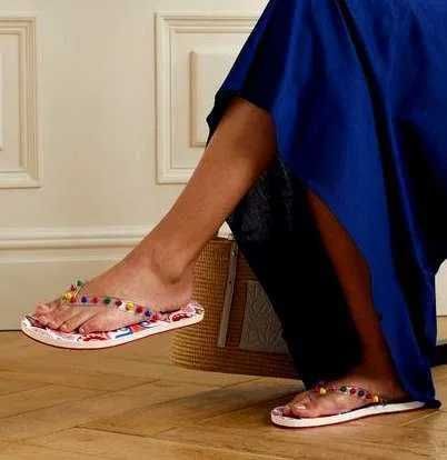 Вьетнамки шлепки Christian Louboutin