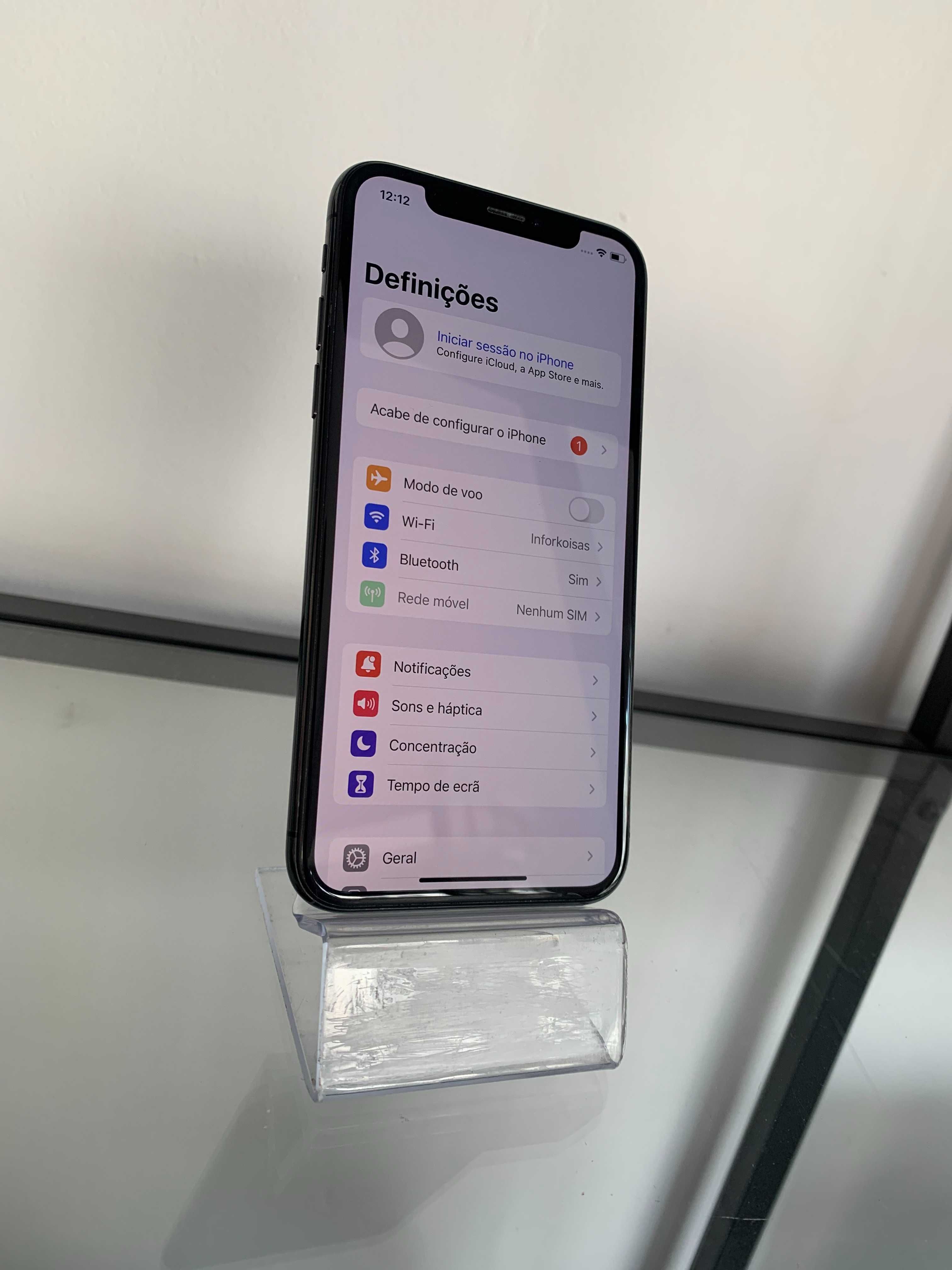 IPHONE X / SPACE GREY/ 64 GB  / GRAU A/A+ / LOJA FISICA