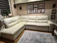 Narożnik sofa kanapa Gala Collectzione skora naturalna