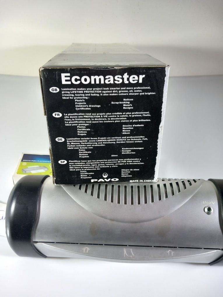 Plastificadora Ecomaster - 2 vezes apenas utilizada