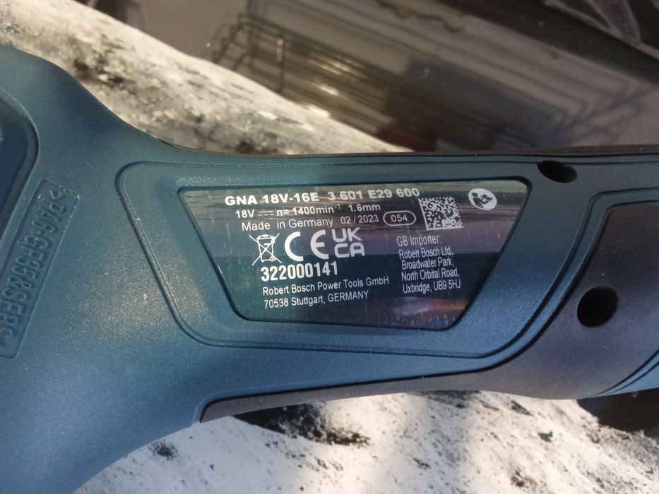 Bosch gna 18 v-16E akumulatorowe nożyce do blachy nowe oryginał