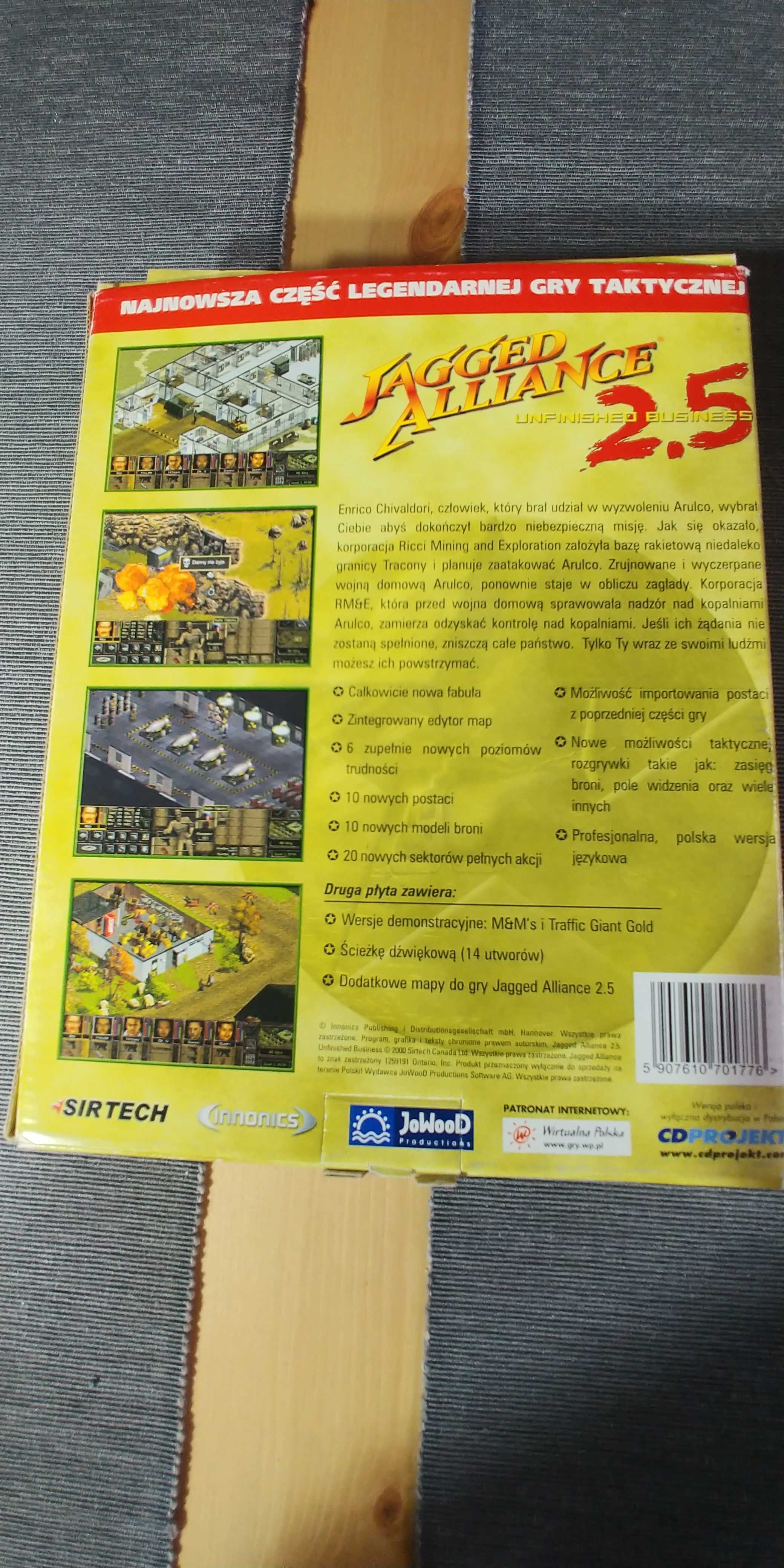 Jagged Alliance 2.5 PL PC Big Box