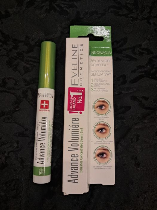 Serum skoncentrowane 3 w 1 Odżywka do rzęs baza pod tusz