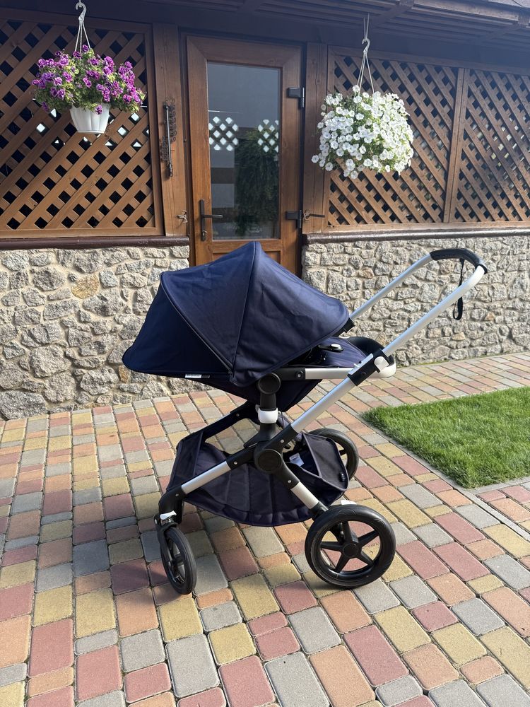 Bugaboo fox, 2 в 1 + каптур, футмуф та матрасик
