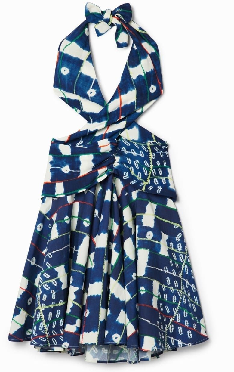 Sukienka letnia S Desigual x Stella Jean