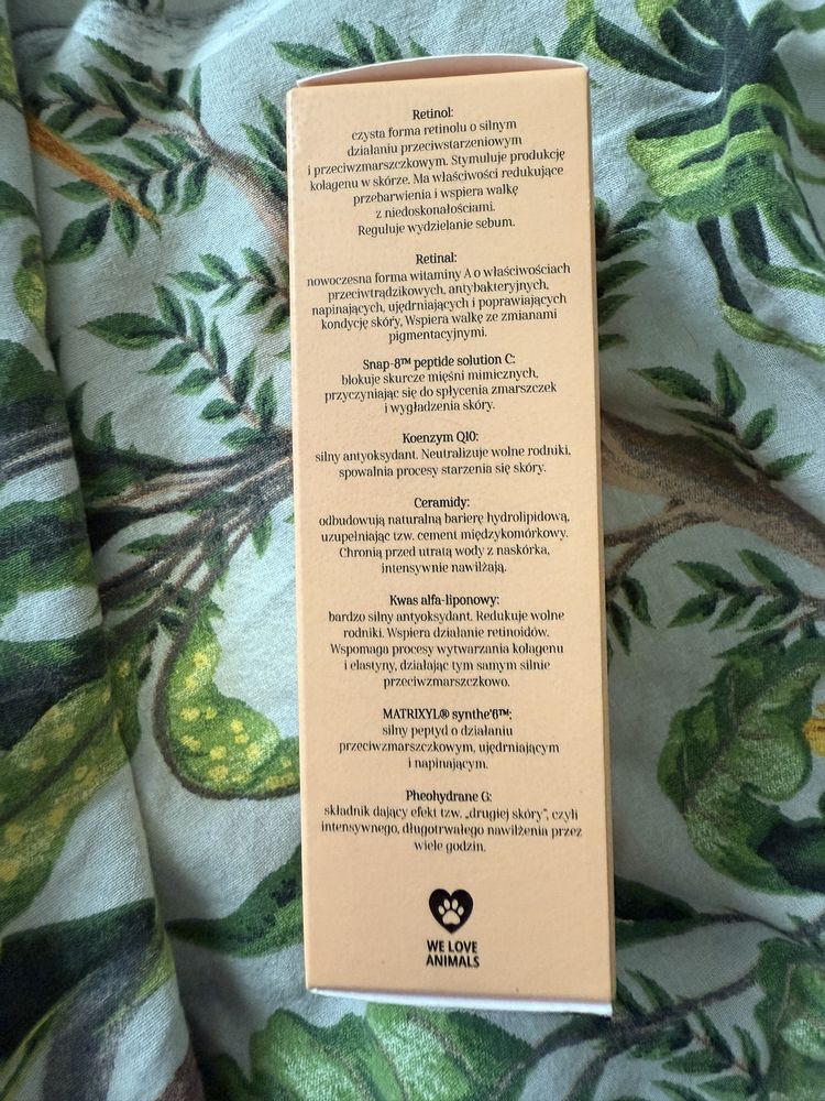 Serum do twarzy nowe z retinolem pariens cena ostateczna