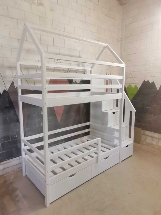 Двоповерхове ліжко будинок двухярусная кровать