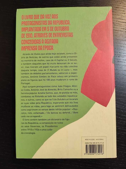 (Env. Incluído) Entrevista com a República de António Simões do Paço