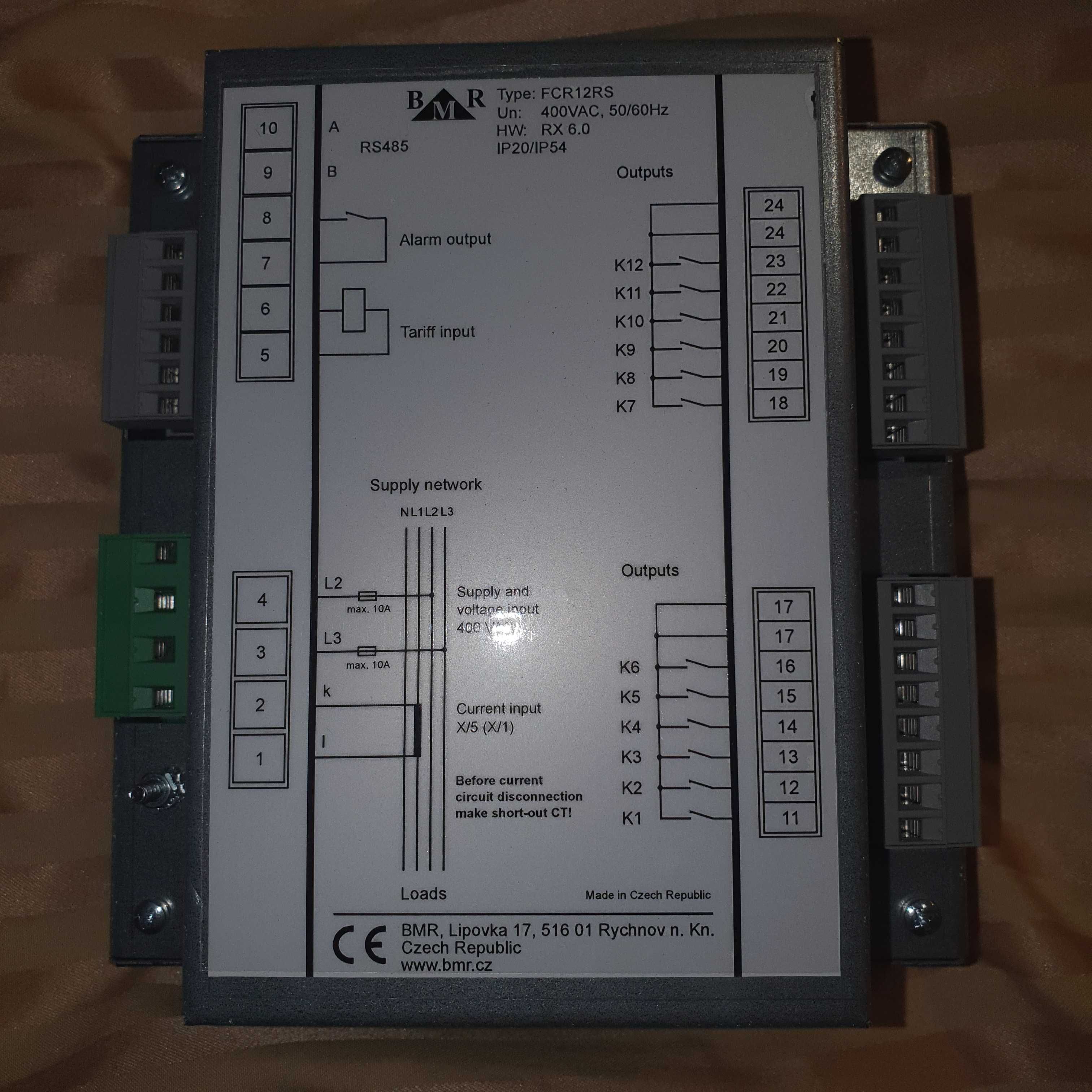 Регулятор реактивной мощности FCR 12 (BMR, Чехия )