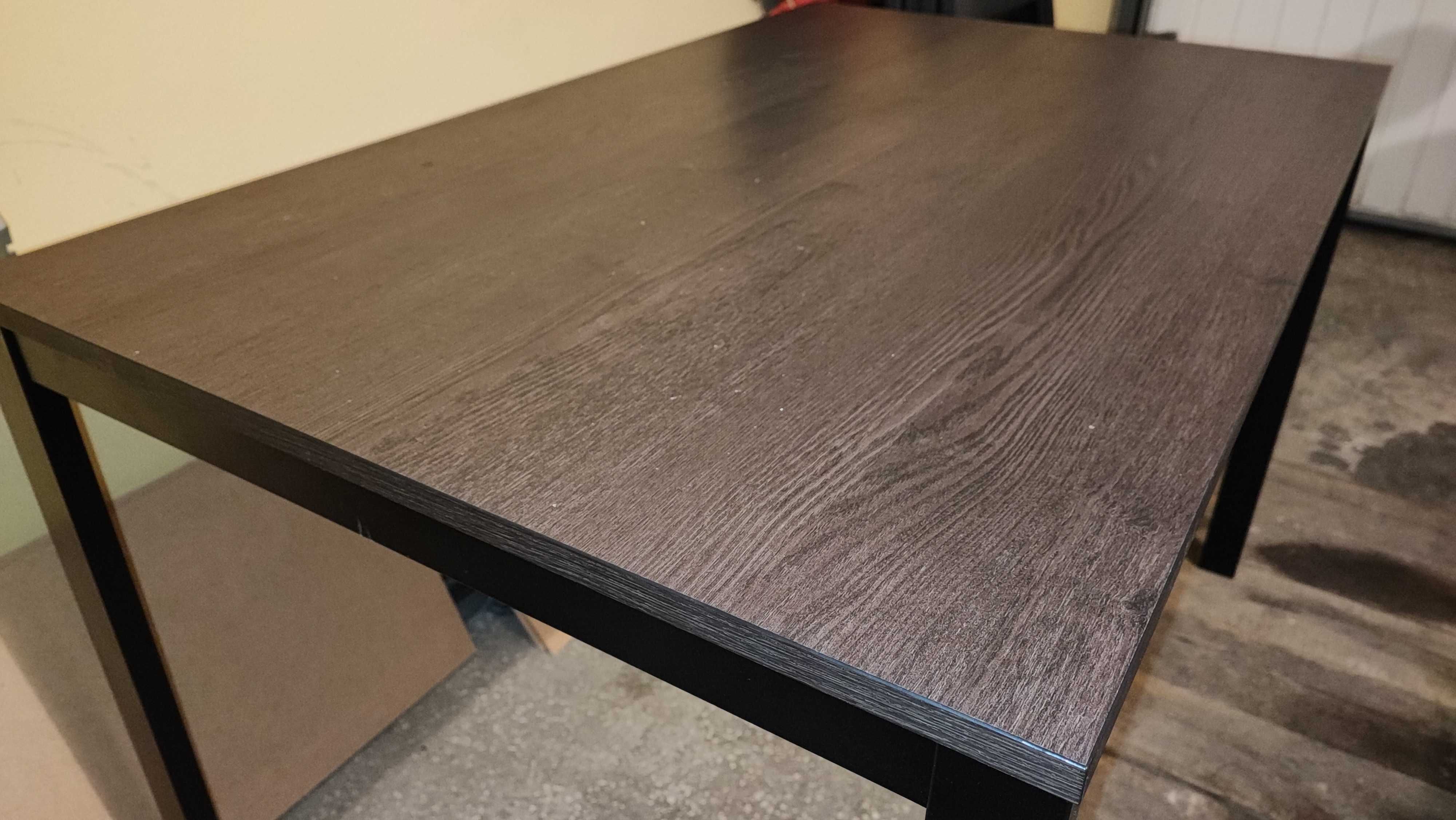 Stół rozkładany IKEA VANGSTA 120/180x75 cm ciemnobrązowy