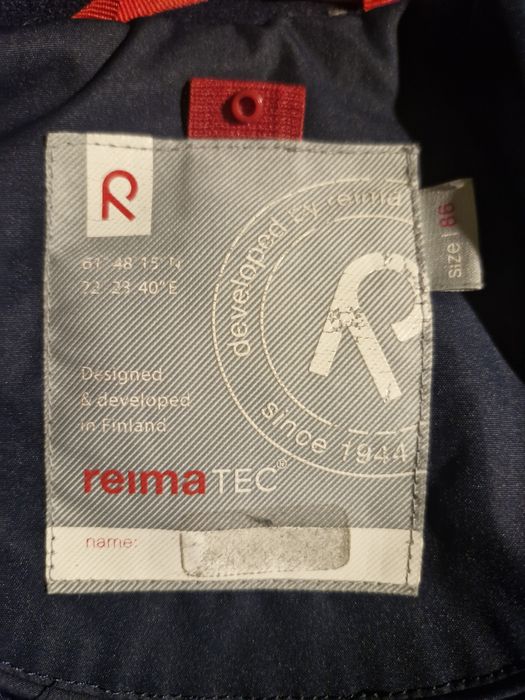 Reima tec 86 kombinezon cieply przeciwdeszczowy