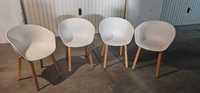 Conjunto de 4 Cadeiras Brancas