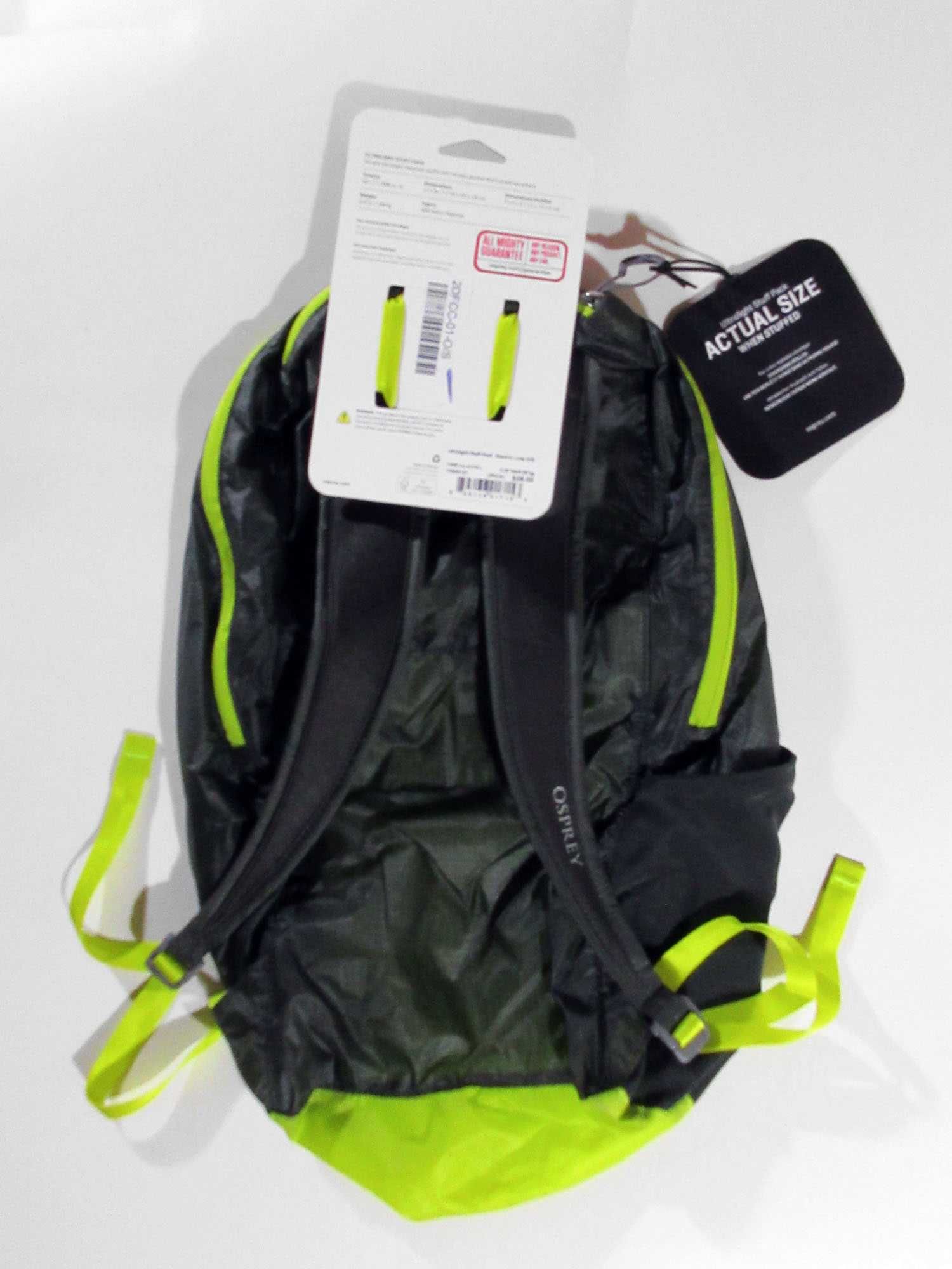 Наплічник рюкзак Osprey Ultralight Stuff Pack Electric Lime 18 літрів