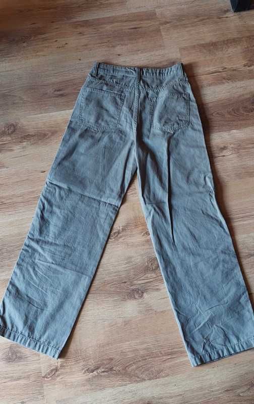 Spodnie workery damskie szerokie luźne jeansy