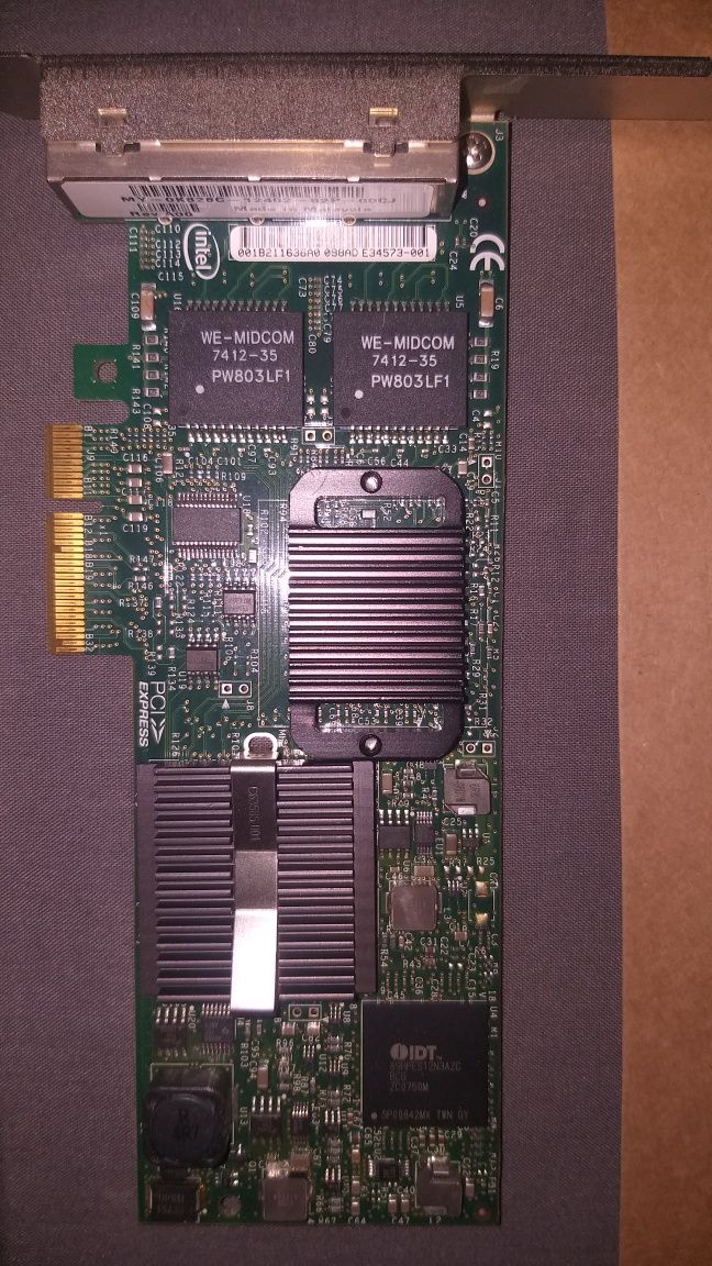 Intel Pro 1000 Quad Port Gigabit Ethernet PCIe