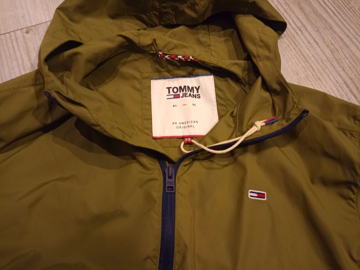 J.nowa kurtka wiatrówka męska ortalion Tommy Hilfiger r. XS