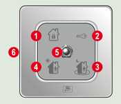 Leitor de Chaves Alarme - ES700TR5-ES-M02