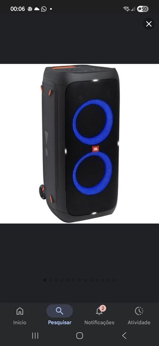 Aluguer Coluna jbl 310,  35€ POR DIA