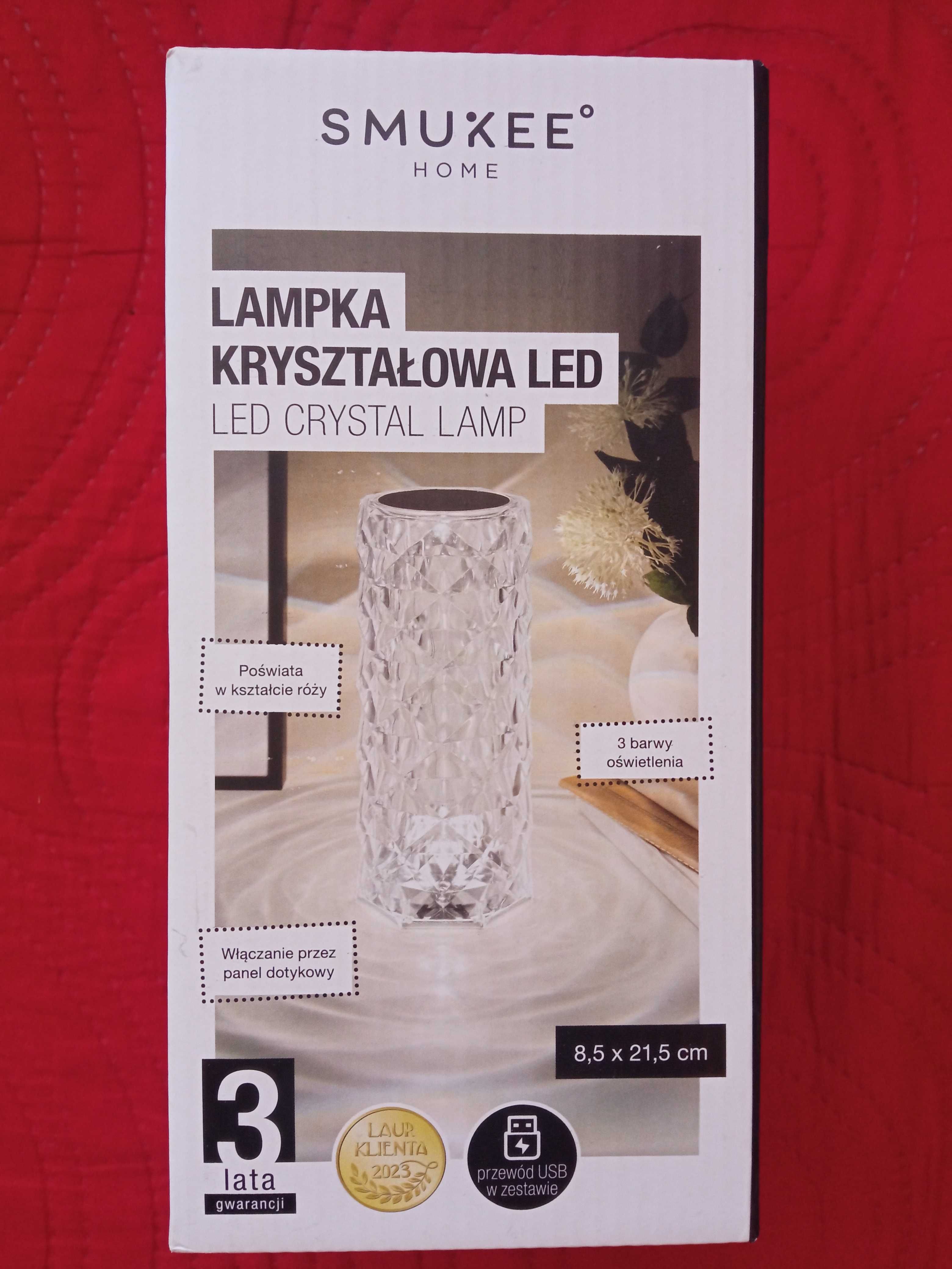Lampka kryształowa LED