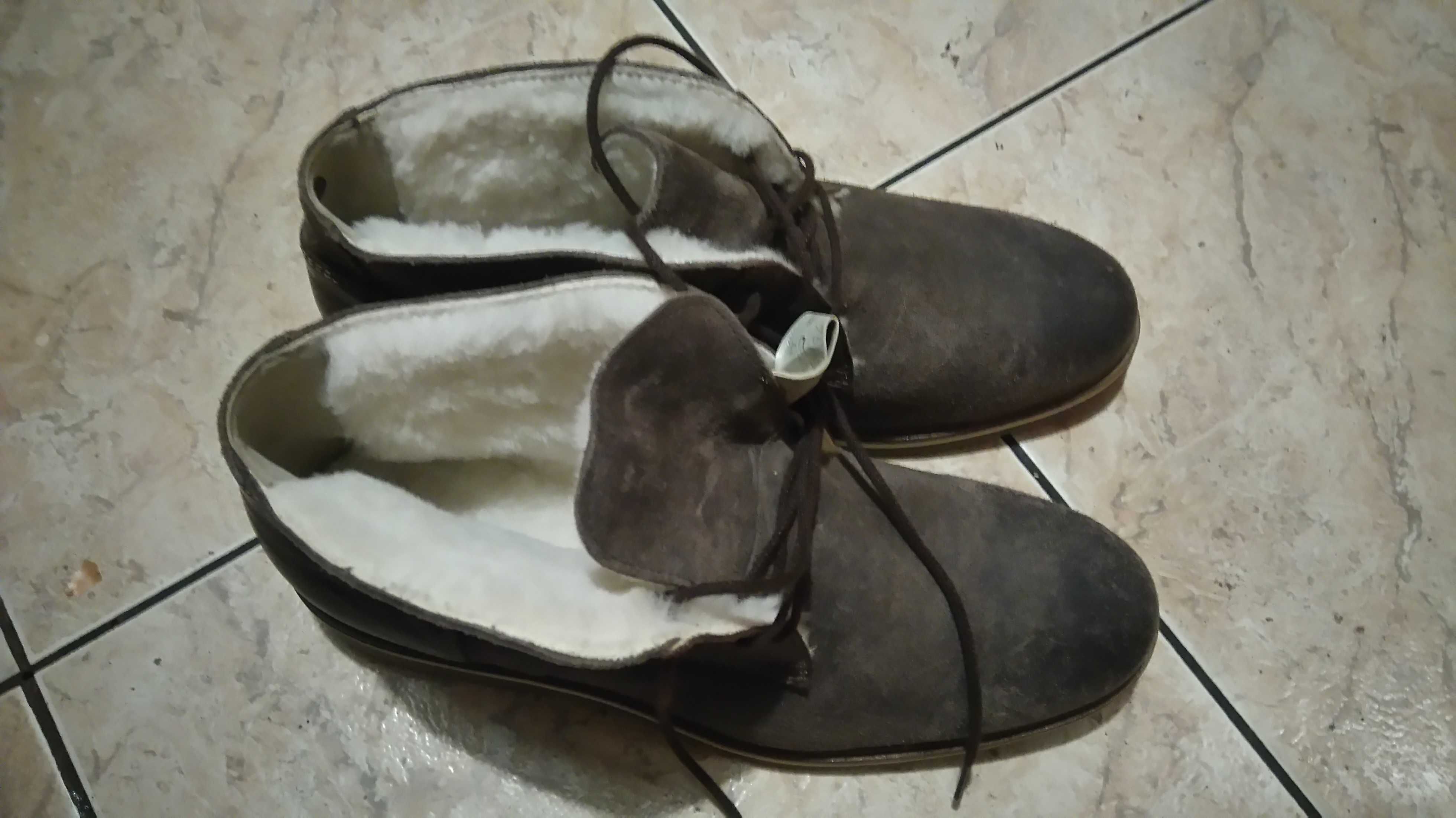 nowe buty zimowe Lloyd Veneto Gore-Tex - skóra w środku kożuch r. 40