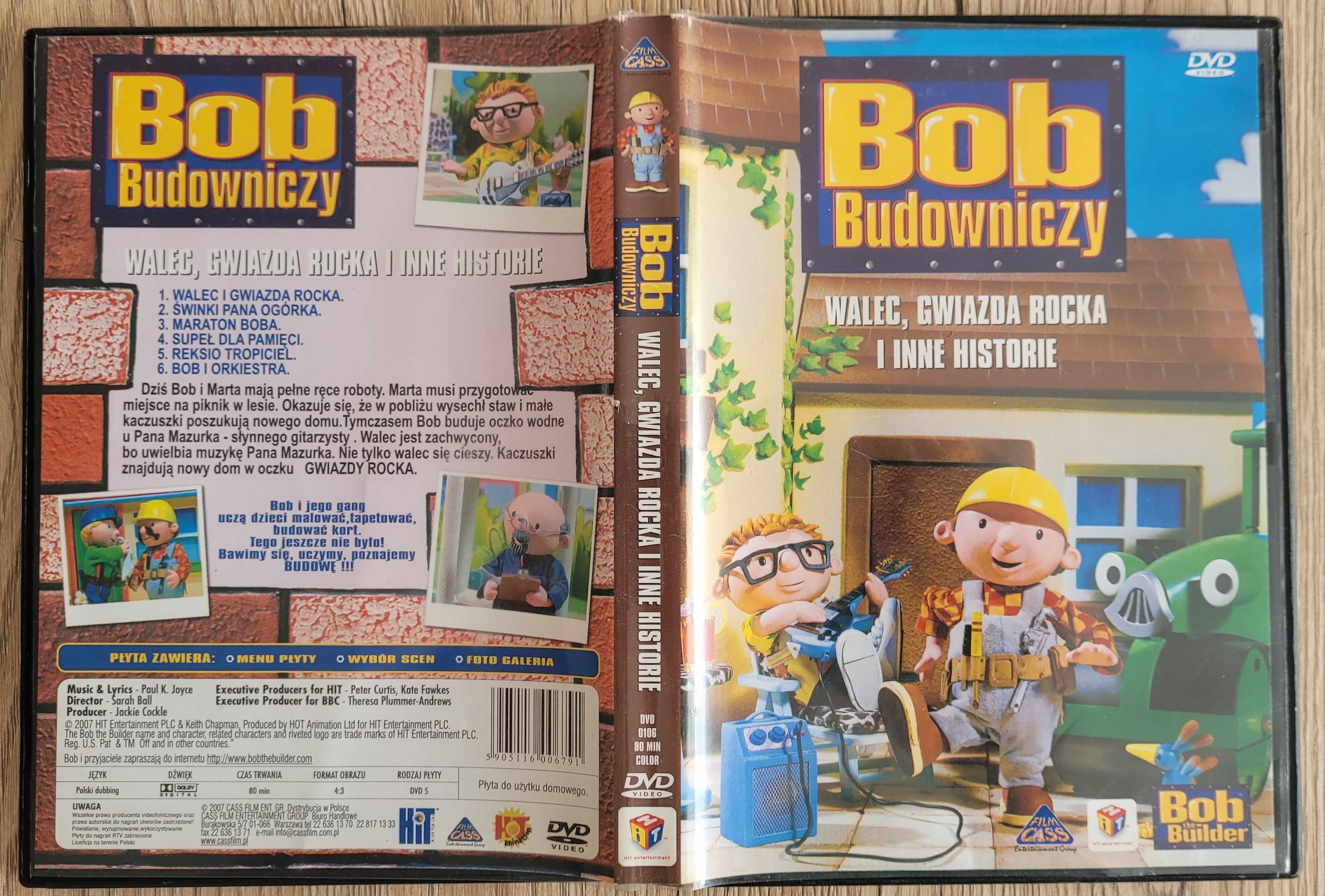 Bob Budowniczy PL walec gwiazda rocka tylko Boxdvd