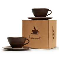 MADE FROM COFFEE | 6x Zestaw filiżanka z fusów kawy i biomateriału