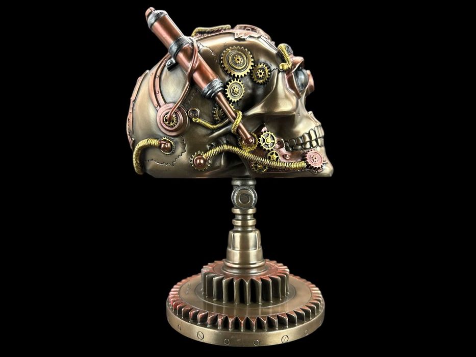 Czacha, Czaszka na podstawce Steampunk VERONESE (WU76570V4)